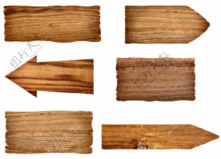木质方向牌图片