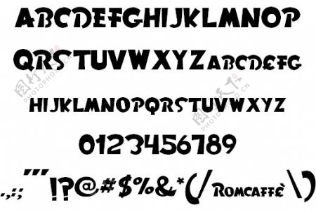 Rom字体