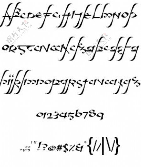 aelfa字体