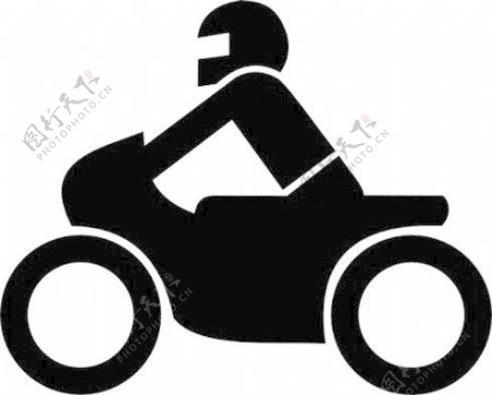 摩托车是zusatzzeichen剪贴画