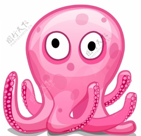 可爱小章鱼图片