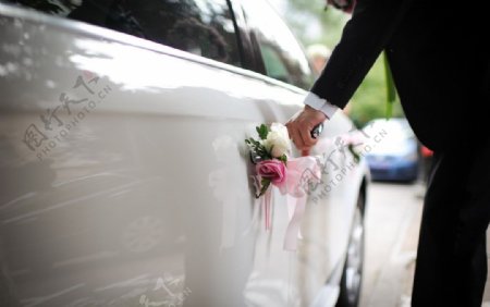 婚车布置图片