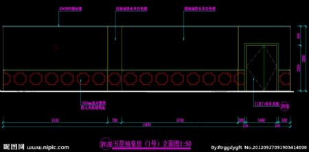 五层油皇房立面图片