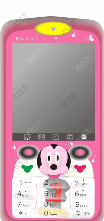 粉色手机图片
