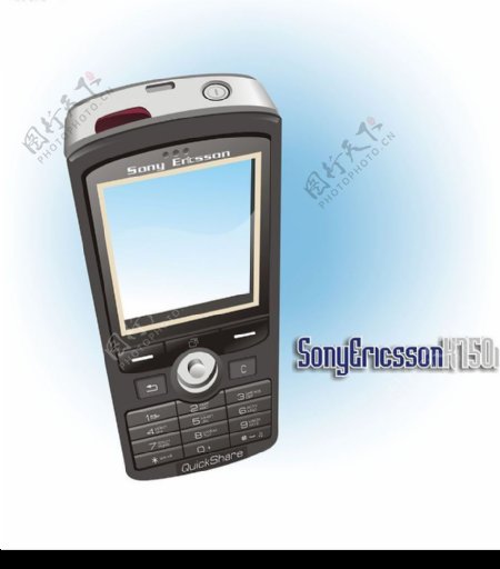 SonyEricssonK750i手机矢量图图片