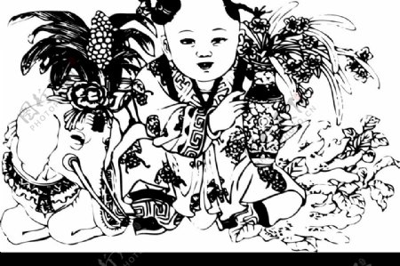 中国古代儿童071图片
