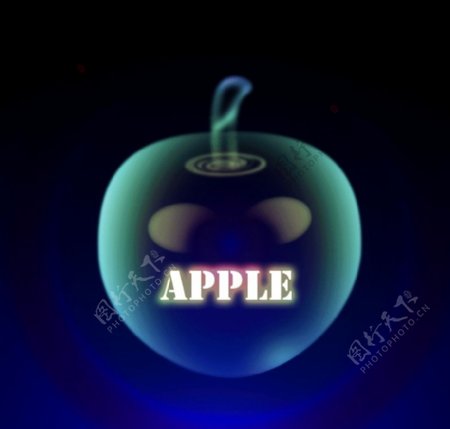 水晶苹果图片