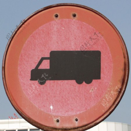 道路警示牌图片