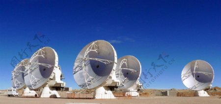ALMA射电望远镜阵列图片
