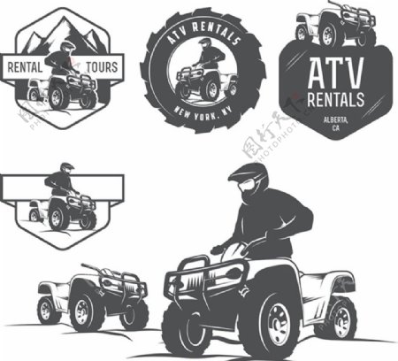 越野车商标图标设计图片