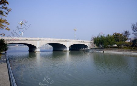 运河石桥图片