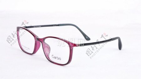 紫色眼镜架镜框图片