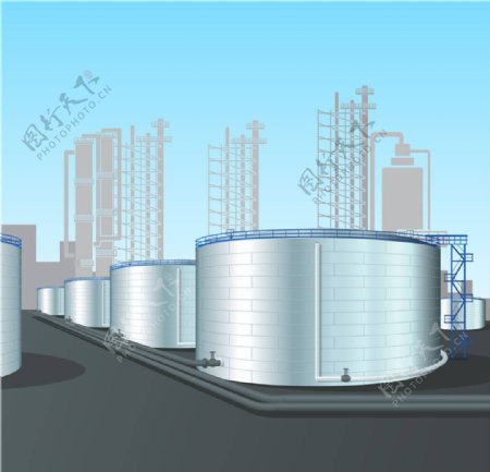石油天然气工业生产图片