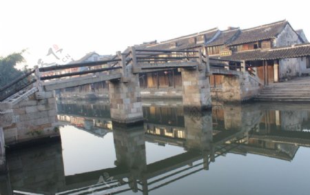 西塘的桥图片