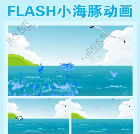 flash海豚跳水