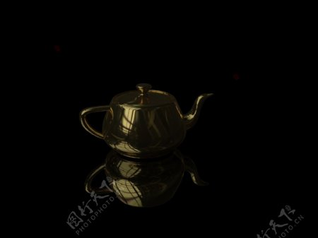 金属茶壶真实图片