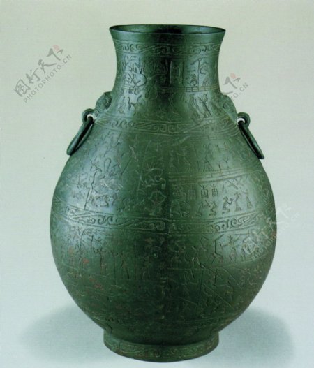 古典青铜瓶图片