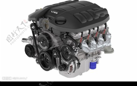 V8汽车发动机图片