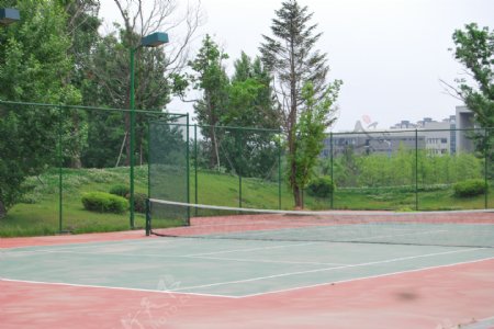 别墅园区网球场图片