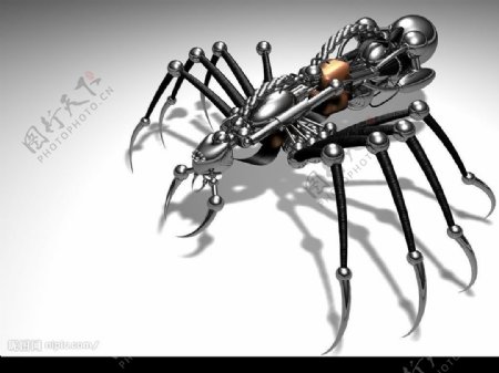 超酷机械蜘蛛图片