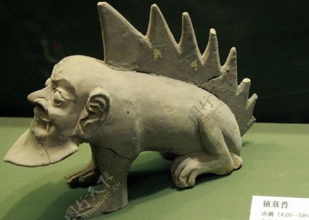 西安历史博物馆镇墓兽图片