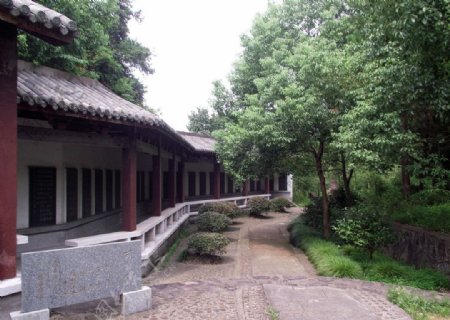 朱丹溪陵园碑廊图片