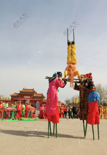 颛顼帝喾二帝陵祭祖节图片