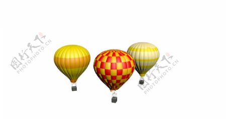 3D热气球气球图片