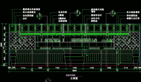 CAD之吧台收银台服务台设计图片
