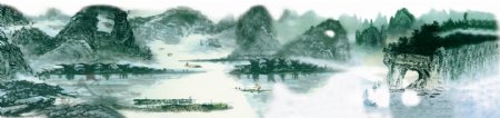 桂林山水全图非高清图片