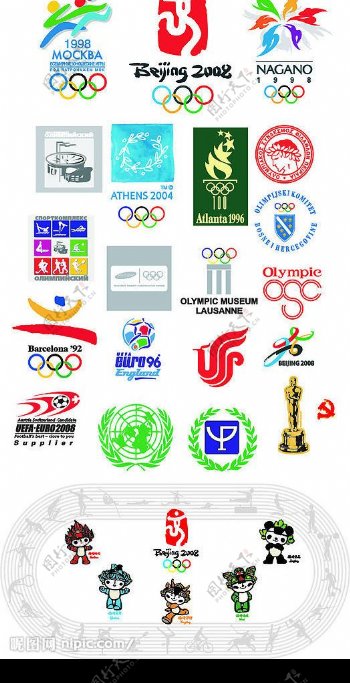 2008奥运相关标志图片