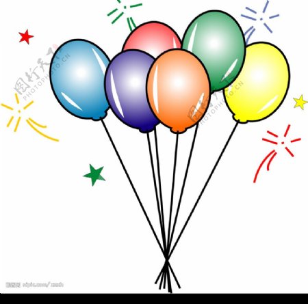 CDR格式节日气球图片