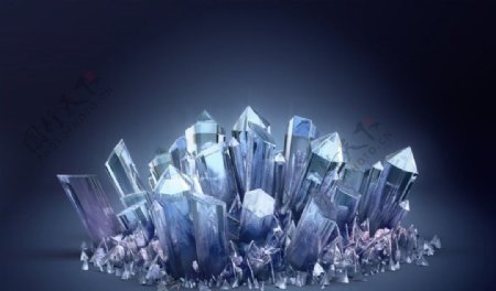 紫水晶3D图片