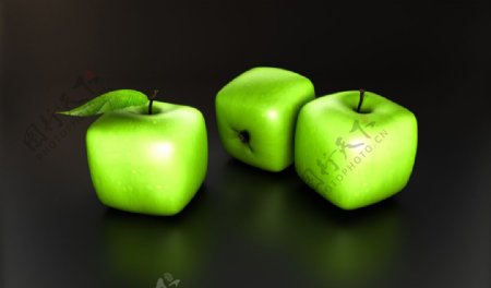 立体苹果图片