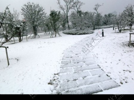 苏州雪景图片