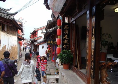 丽江街景图片