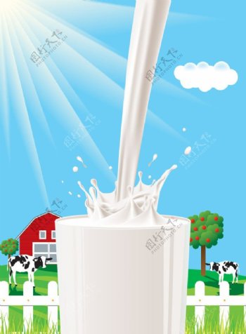 动感牛奶酸奶图片