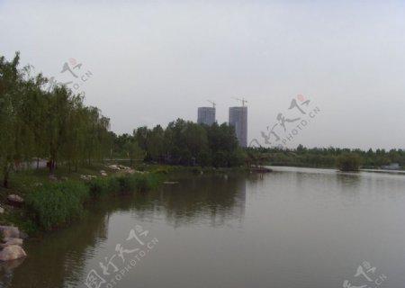 西安世博浐河角图片