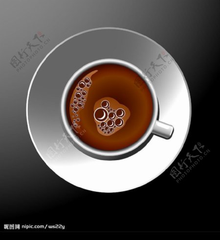 一杯咖啡矢量素材图片