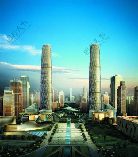 广州珠江新城西塔图片
