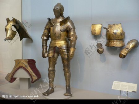 美国博物馆盔甲展示图片