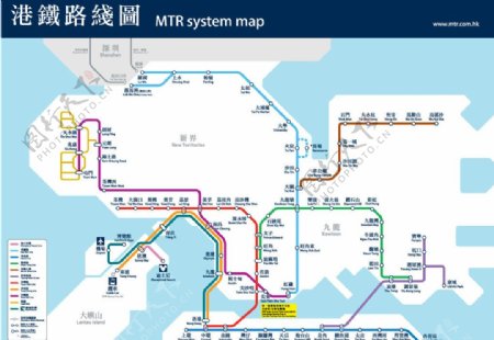 香港鐡路图图片