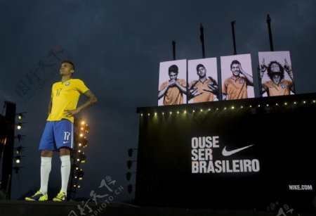 巴西队球星宣传广告图片