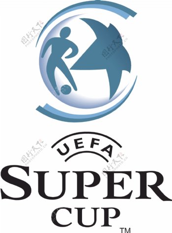 欧洲超级杯标志LOGO矢量图图片
