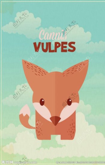 狐狸卡通动物图片