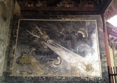 关帝庙壁画图片
