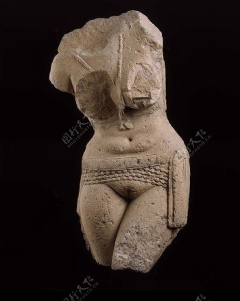 波士顿博物馆藏雕塑生育女神的躯干图片