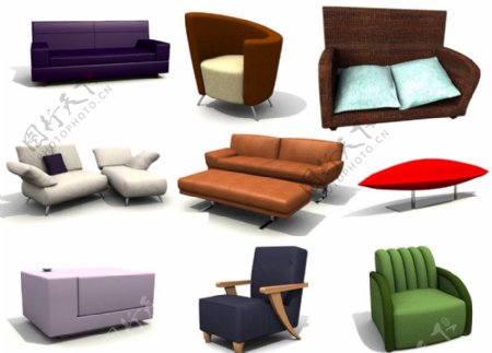 140个现代沙发之5图片