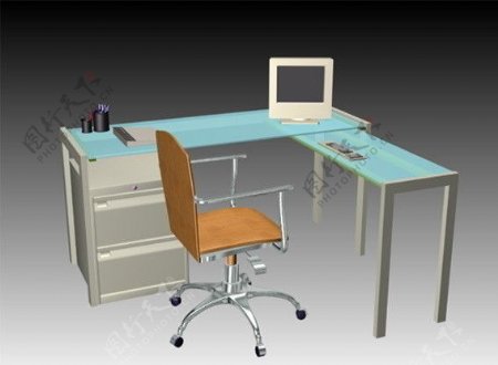 办公家具3DMAX素材图片