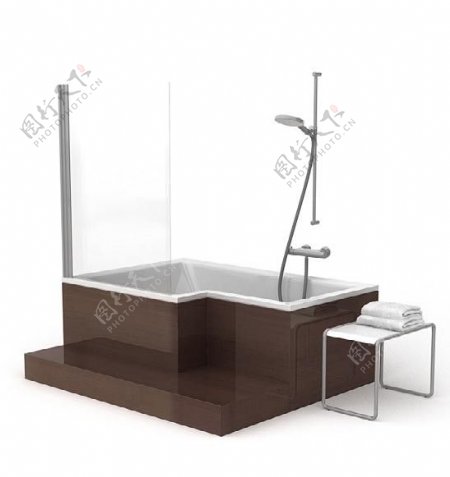 3DL型浴缸模型图片